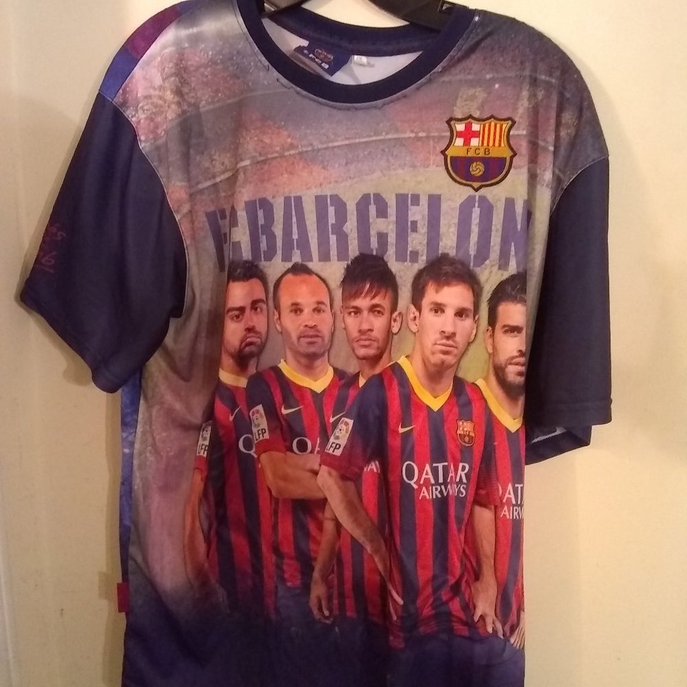 FC Barcelona Jersey Short Sleeve Shirt For FIFA World Cup Pride 2026 SIZE:XXL...